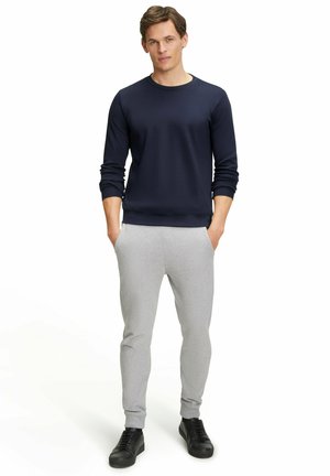 FALKE, Basic Crew Neck Cotton - T-shirt à manches longues - space blue