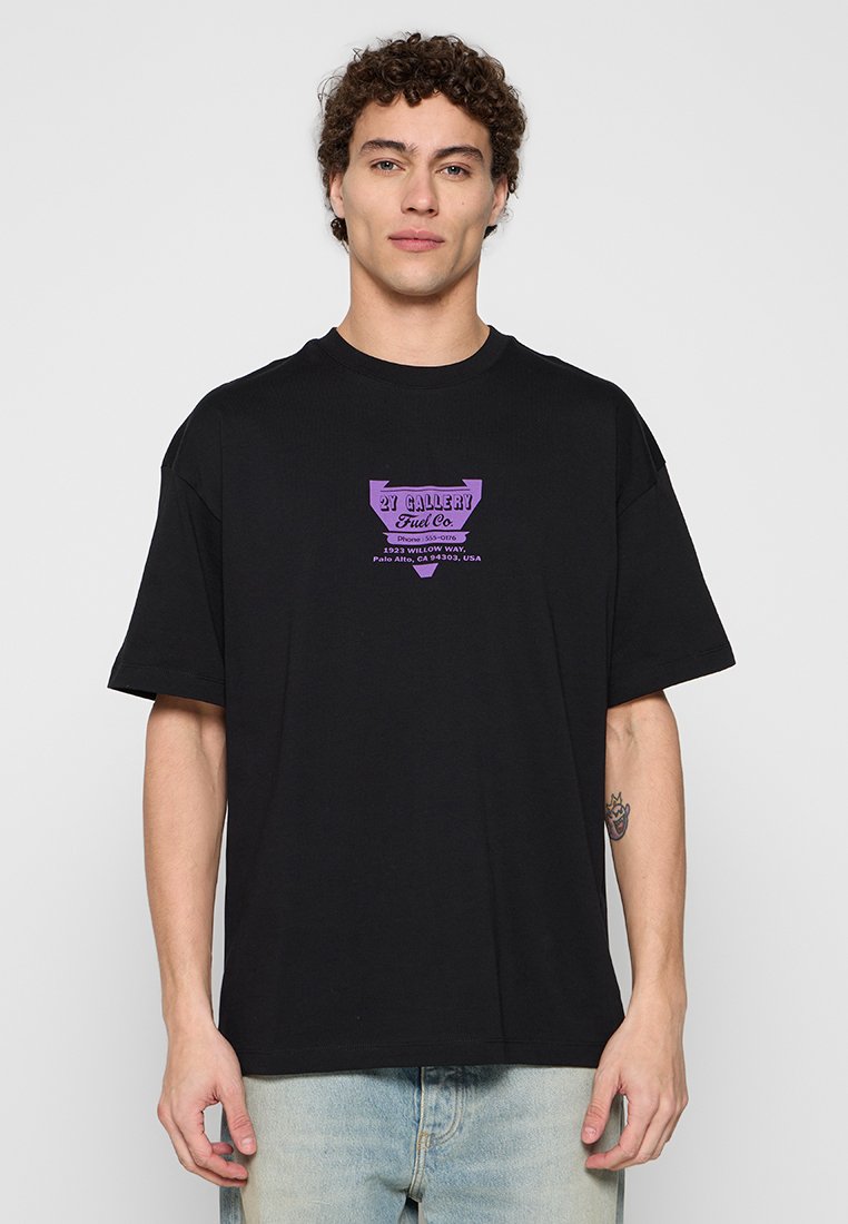 2Y Premium T-shirt print zwart