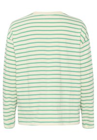 Kaffe KAWINNI - Pikkade varrukatega topp - antique white   gumdrop green