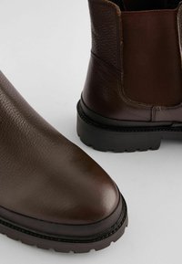 Next CLEATED CHELSEA  - REGULAR FIT - Kotníkové boty - dark brown