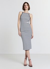 Calliope LUNGO A RIGHE - Vestito lungo - var blu notte