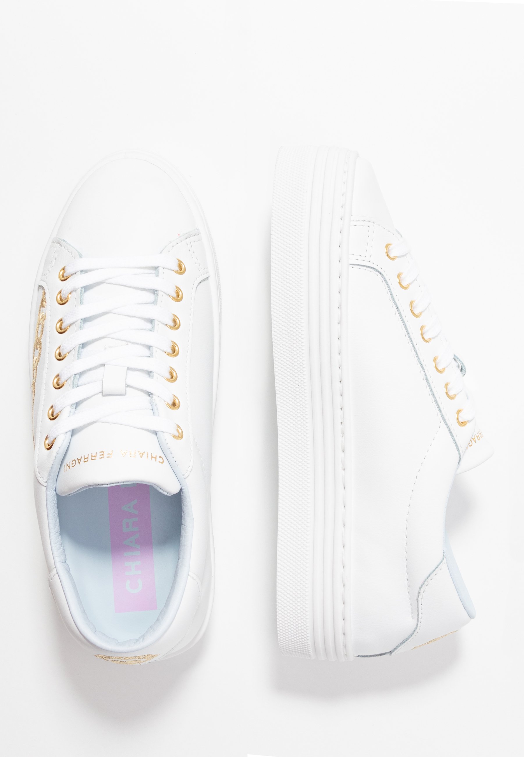 CHIARA FERRAGNI CHAIN Joggesko whitegold Zalando.no CHIARA FERRAGNI CHAIN Joggesko whitegold Zalando.no