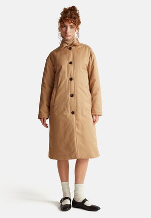 LONG WITH LIGHT PADDING - Cappotto invernale - beige