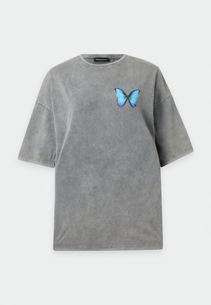 Even&Odd, T-shirt con stampa - black