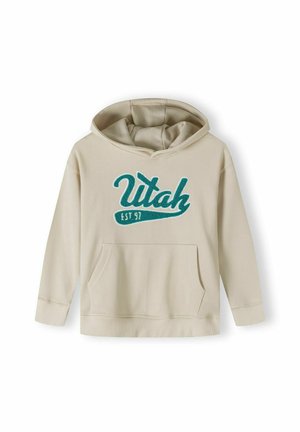 OVERSIZED WITH KANGAROO POCKET  - Hoodie - white