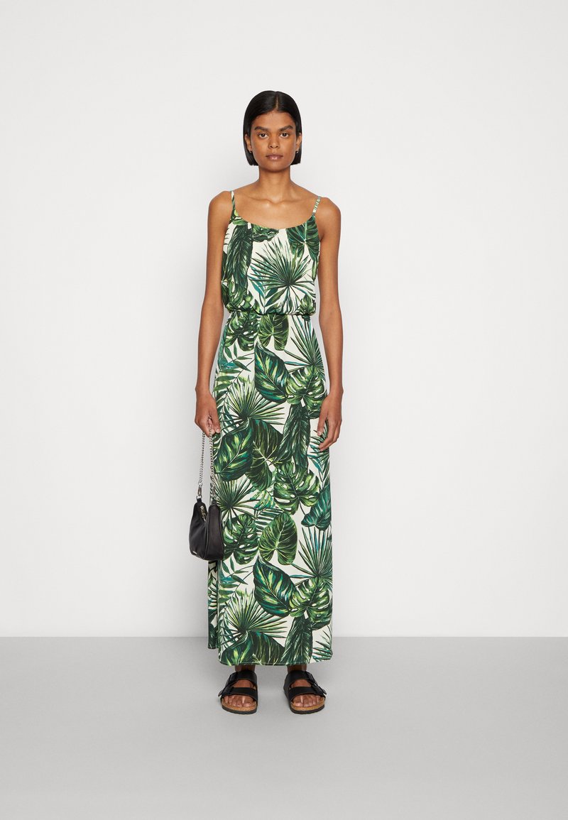Damen Freizeitkleider | ONLY NOVA LUX Maxikleid tropic/hellgrün - GR00416 Damen Freizeitkleider | ONLY NOVA LUX Maxikleid tropic/hellgrün - GR00416