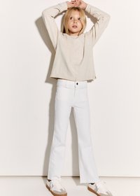 Mango Kids Flared-farkut - white