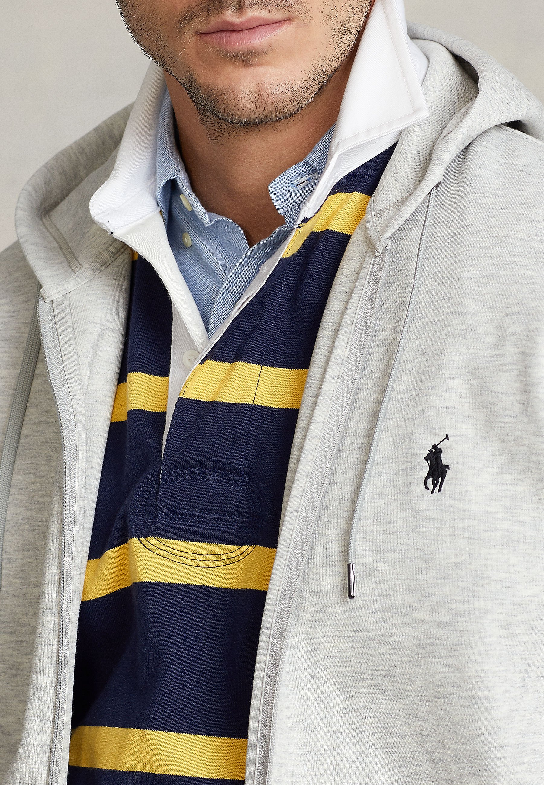 Polo Ralph Lauren Big & Tall DOUBLE-KNIT FULL-ZIP HOODIE