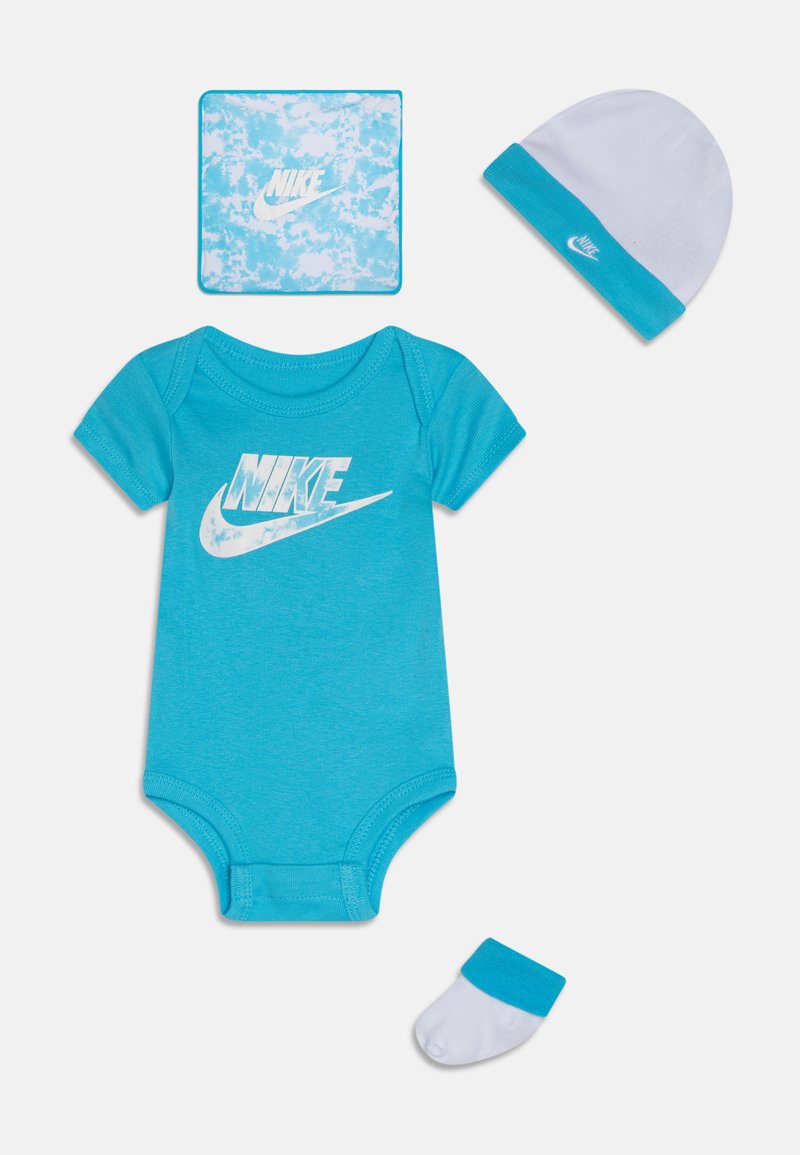Nike Sportswear WASH BLANKET UNIPSEX SET Baby gifts baltic blue