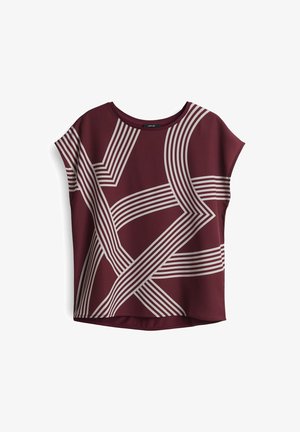 OPUS, RUNDHALSAUSSCHNITT - Blouse - cassis