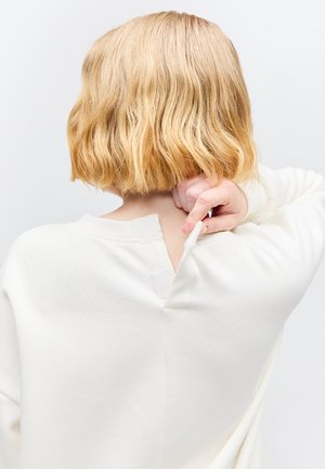 Even&Odd ADAPTIVE - Bluză de molton - egret/black