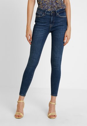 Noisy May, Jeans Skinny Fit - dark-blue denim