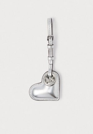 CHARMS NOVELTY MET PUFFY HEART CHARM - Atslēgu gredzens - silver