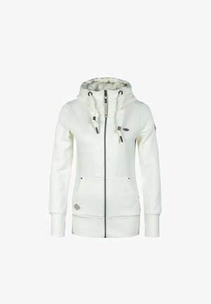 Zip-up sweatshirt - white