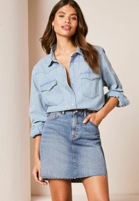 Lipsy PETITE - REGULAR FIT - sukňa v tvare A - blue