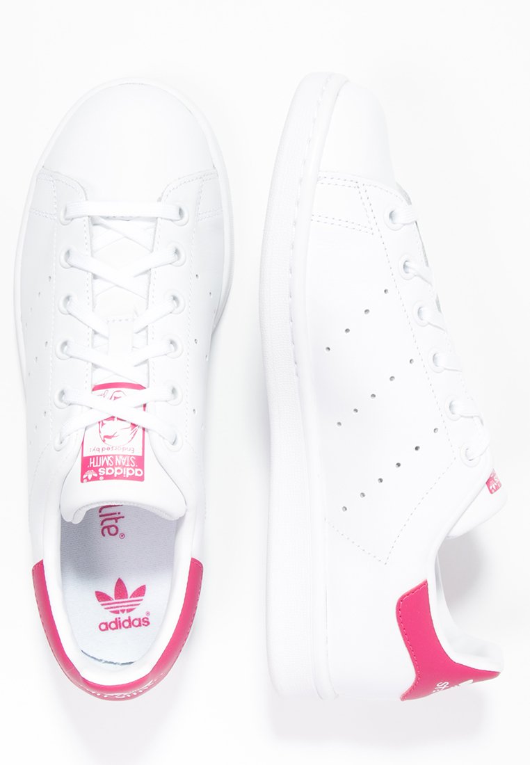 adidas gazelle silver green womens Adidas Stan Smith Vegan White Bold Pink (GS)