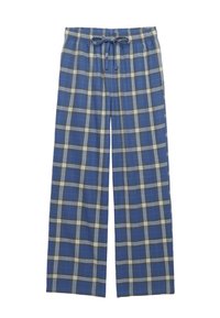 Unselected, navy green check