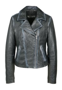 Lederjacke - black