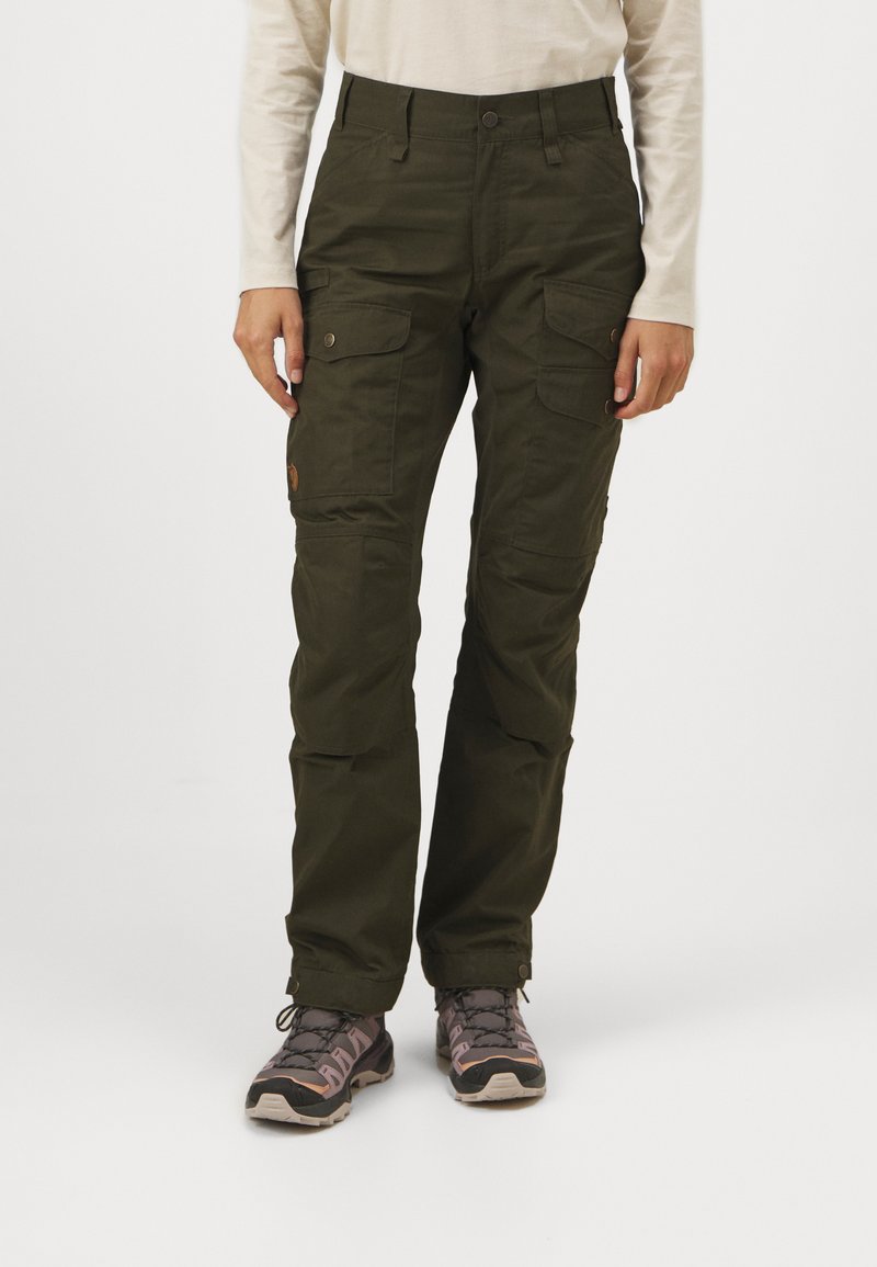 Fjällräven VIDDA PRO VENTILATED TRS W - Lauko kelnės - deep forest