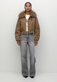 PULL&BEAR Wide leg - grey