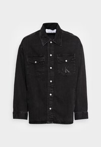 Calvin Klein Jeans OVERSIZED JACKET - Giacca di jeans - black