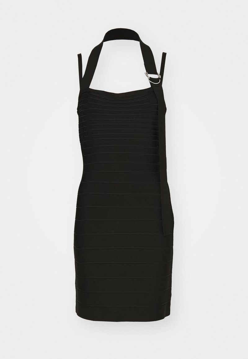 Hervé Léger Cocktailjurk zwart Hervé Léger Cocktailjurk zwart