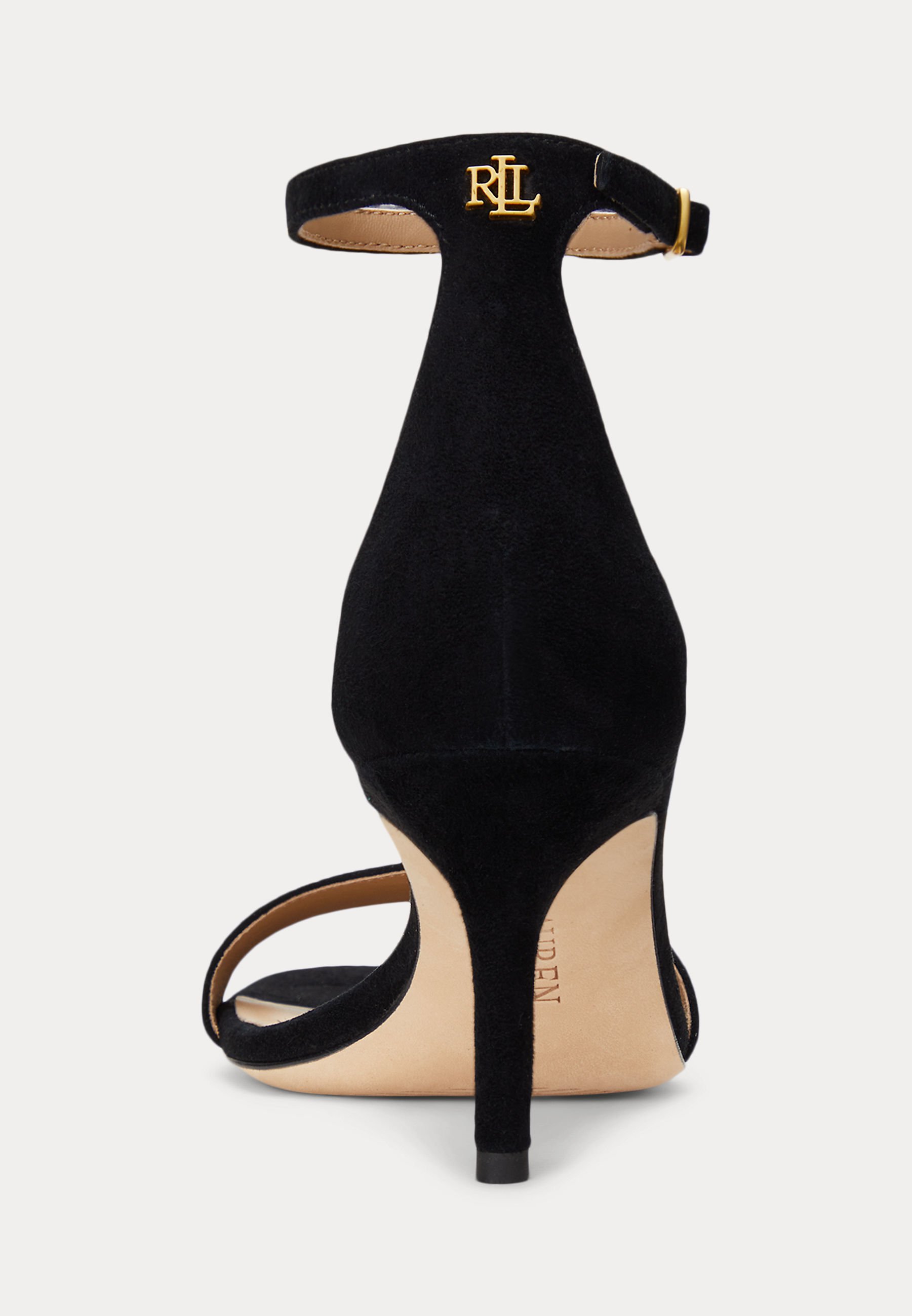 Lauren Ralph Lauren ALLIE MID HEEL SUEDE SANDAL - Sandals