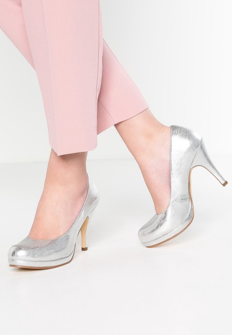 Tamaris Klassiska pumps - silver-coloured