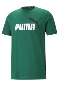 Puma ESS LOGO SHORTSLEEVE - T-shirt print - grün