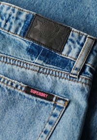 Superdry & Co HEM WIDE LEG - Jean flare - sun beach blue