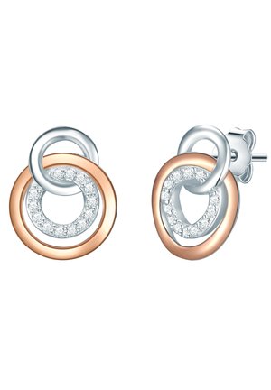 Uhani - silverfarben und roségoldfarben