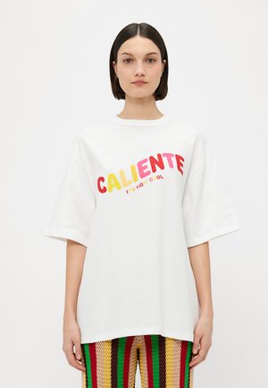 THE BOX TEE - Strandaccessoire - white