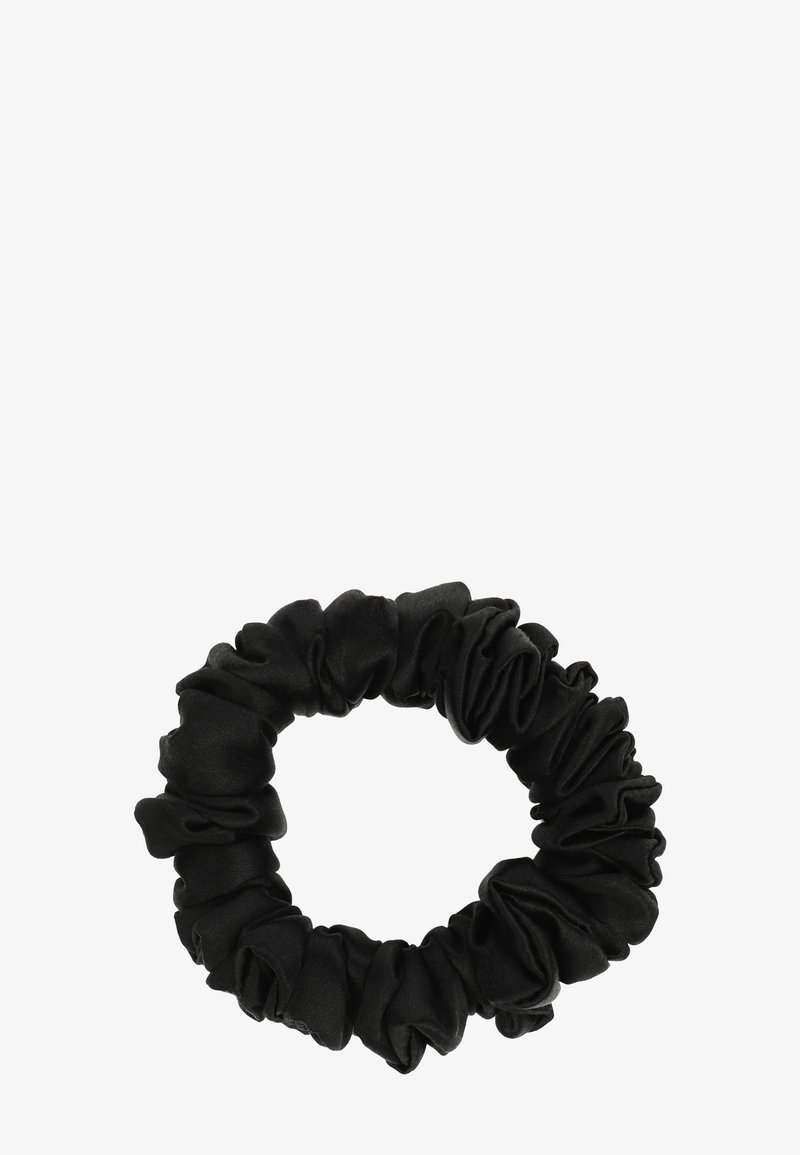 Easy Livin' - PREMIUM SILK SCRUNCHIE 100% SILK + ION - Håraccessoar - black, Förstora