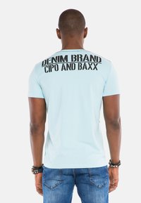 Cipo & Baxx T-Shirt print - light blue