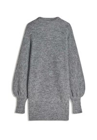OVERSIZE WITH VOLUMINOUS SLEEVES MIDI - Jumper dress - grey