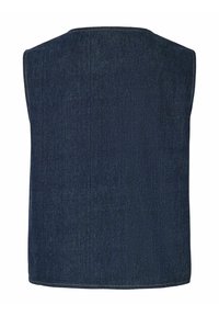 Pieces PCFABIA - Veste sans manches - dark blue denim