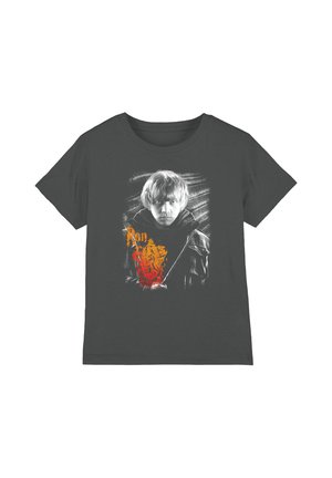 Warner Brothers, HARRY POTTER RON PORTRAIT UNISEX - Print T-shirt - anthracite