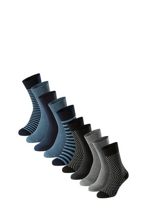 10ER PACK BIRD - Calze - blau/grau
