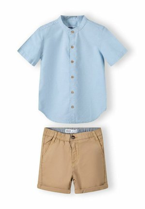 OXFORD SET - Shorts - light blue stone
