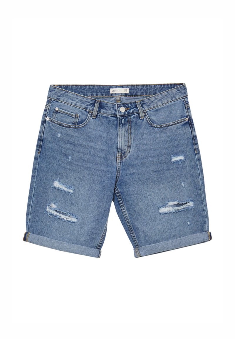 Calliope - BERMUDA - Shorts di jeans - blu, Ingrandire