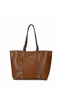 DE CON TACHAS Y INTERIOR - Bolso de mano - cuero