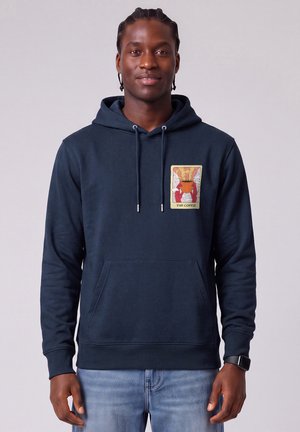 watapparel, TAROT THE COFFEE UNISEX - Sweat à capuche - french navy