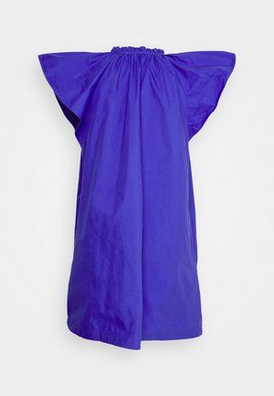 FLUTTER TIE NECK MINI - Vestido informal - alice blue