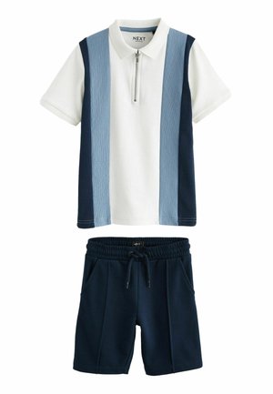 SET  - REGULAR FIT - Träningsbyxor - white blue