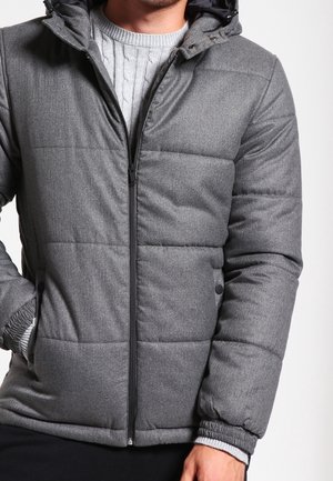 Winterjacke - mottled grey