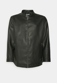 JJEROCKY - Imitatieleren jas - black