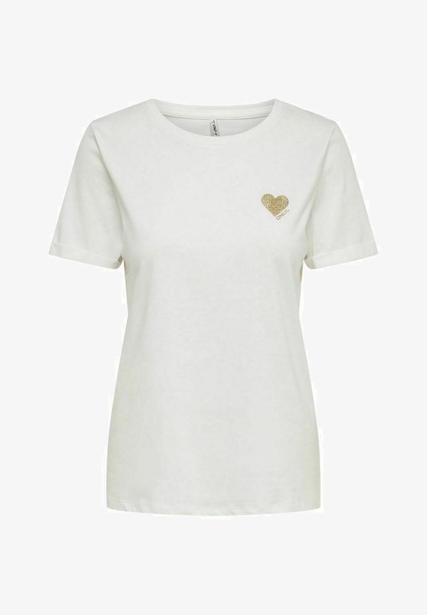 ONLKITA LIFE NOOS - Print T-shirt - cloud dancer