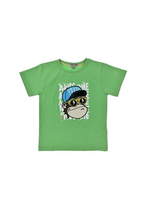 HALBARM AWESOME - T-Shirt print - grün