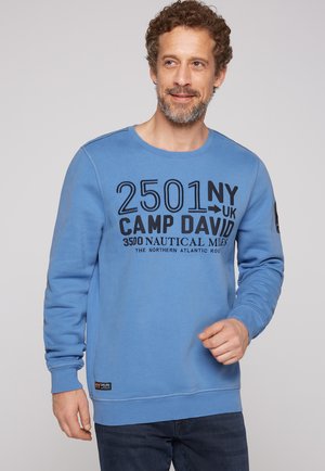 Camp David MIT LOGO ARTWORK - Sweater - sky blue