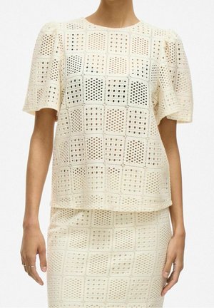 T-shirt med print - white